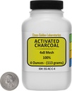Aktiivsüsi [C] 100% ACS-klassi kursus graanulid 4 Oz kosmosesäästlikus pudelis USA-s