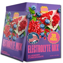 Dr Price's Vitamiinid Elektrolüütide Segu Lisapulber, 72 Trace Mineraalid, Kaalium, Naatrium, Elektrolüütide Asendamine Keto Jook | Mustika- Granaatõuna 30 Pakke | Ei Suhkur, Keto, Vegan, Mitte-GMO