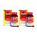 MegaRed Advanced 4-in-1 2X Kontsentreeritud 500mg Omega-3 kalaõli ja Antarktika krillõli rasvhapetega, EPA / DHA toetab südant, aju, liigeseid, silma tervist 80 Count Softgels (2 Pack)