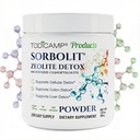 Sorbolit Zeolite Detox - 7,05 oz Zeolite Powder Supplement Full Body Detox - soolestiku puhastamine, Cellular Maver Detox | 200 päeva pakkumine