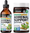 BIO KRAUTER Adrenal Support 60 Gummies & Adrenal Support Tinktuur 4 Fl. Oz.