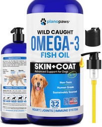 Omega 3 kalaõli koertele - parem kui lõheõli - koera kalaõli lisand, et vähendada levikut ja sügelust - toetab liigeseid, aju ja südame tervist - naha ja karva täiendus - vedel kalaõli