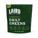 Laird Superfood Prebiootikum Daily Greens Pulber - Essential Vitamiinid ja mineraalid - Prebiootiline kiud, Adaptogen ja puu- ja köögiviljad - Toetab soolestiku tervist - Non-GMO, Vegan - 14,8 oz kott, pakend 1