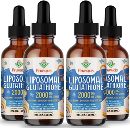 2000MG Liposomal Glutatiooni Vedelik, 98% Absorptsioon, Aktiivvorm L-Glutatiooni Lisand, Vegan Sõbralik, Võimas Antioksüdandi Kompleks Immuunsüsteemile, Vananemine Kaitse, Detox,8 FL.OZ