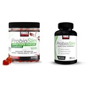 Jõufaktor ProbioSlim Õunasiidri äädikakummid LactoSpore probiootikumidega, 120 Count & ProbioSlim Kaalulangus Essentials Daily Seedetrakti Probiootikum, 120 kapslit