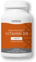 Omax3 Vitamiin D3 5000 RÜ + Kaltsium, 90-päevane pakkumine, tugevad luud, lihased ja liigesed, südame tervis, immuunsus, GMO-d mitte, gluteeni, soja (uus pakend) - 90 tabletti (90)