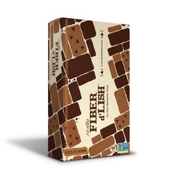 NuGo Fiber d'Lish Chocolate Brownie, 12 g kõrge kiudaine, vegan, 150 kalorit, 16 krahv