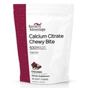 Bariaatriline eelis Kaltsiumtsitraat Chewy Bites 500 mg - väga imenduv & seeditav - D3-vitamiin - kergesti näritav kaltsiumilisand - šokolaadimaitse - 90 loend