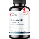Designs for Health OmegAvail Synergy - Omega Complex täiskasvanutele - Omega 3-6-7-9 Rasvhapped Borage ja Macadamia Oil + Triglütseriid (TG) Kalaõli DHA ja EPA (180 Softgels)