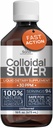 Kolloidhõbe Liquid 16 fl oz 30 PPM - Bioactive Hydrosol Silver Water - Natural Immune Support Nano Sol Supplement Solution - Ionic Minerals - Organic Structured Silver