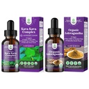 Bundle of Potent Liquid Kava tilgad täiendada Kavalactones parema une ja USDA Orgaaniline Ashwagandha Vedel tilgad - Ashwagandha juure ekstrakt stressi ja meeleolu toetust täiskasvanutele