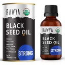 RAWYA musta seemne õli - ekstra tugev maitse, kõrge TQ, külmpressitud, klaaspudel, Nigella Sativa õli, suurepärane naha ja juuste hooldamiseks, must köömne seemned, Kalonji, 100% sertifitseeritud orgaaniline - 3,4 Fl Oz,