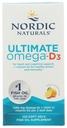 Nordic Naturals Ultimate Omega-D3, Sidrunimaitse - 120 pehmet geeli - 1280 mg Omega-3 + 1000 IU D3-vitamiini - EPA & DHA - edendab aju, südant ja immuunsust - 60 serveerimist