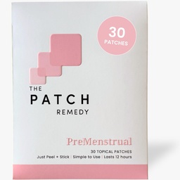 The Patch Remedy Pre Menstrual Patch | Chasteberry, Magnesium, Evening Primrose, Dong Quai, B6 & Vitamin E | 30 Patches