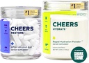 Cheers Classic Combo | Restore + Hydrate | Rehüdraat & Feel Better After Drinking | DHM, L-tsüsteiin, B-vitamiinid, elektrolüüdid | 12 annust Iga | Maksatoetus | Elektrolüütide toidulisandid