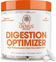 Genius Brand Genius Seedimise Optimizer - Seedetrakti Täiendus Soolestiku Tervise Ja Immuunsüsteemi Toetamiseks - Ei Proprietary Blends - Vegan, Non-GMO & Gluteenivaba - 135 Veggie Kapslid