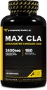 Primaforce CLA 2400 mg per Serving (180 softgels) - Max CLA - meestele ja naistele, mitte stimuleeriv, GMO-vaba ja gluteenivaba