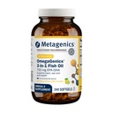 Metageenika OmegaGenics Fish Oil EPA-DHA 720 mg - Omega-3 Fish Oil Supplement - kõrge potentsi - südame tervise, luu- ja lihaskonna tervise ja immuunsüsteemi tervise * - DHA & EPA - 240 Softgels