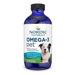 Nordic Naturals Omega-3 Pet, Maitsestamata - 8 oz - 1380 mg Omega-3 ühe teepluusi kohta - kalaõli keskmistele kuni suurtele koertele EPA & DHA-ga - edendab südant, nahka, karva ja immuunsust