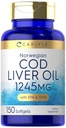 Carlyle Norra tursamaksaõli | EPA & DHA-ga | 1245mg | 150 softgels | Vedelad kapslid | Mitte-GMO & Gluteenivaba lisand