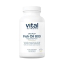 Elutähtsad toitained Ultra Pure® Kalaõli 800 Triglütseriidide vorm | Süda, Aju Ja Immuunsus Tervis * | Jätkusuutlikult hangitud Kõrge EPA & DHA Omega-3 Rasvhape | Sidrunimaitse | Gluteen, Piimatooted, Sojavaba | 90 Krahv
