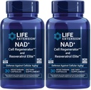 Life Extension NAD+ Rakkude regeneraator ja resveratrool Elite , NIAGEN nikotiinamiid ribosiid , trans- resveratrool , kvertsetiin , fisetiin pikaealisuse, energia ja oksüdatiivse stressi jaoks , 30 taimekapslit