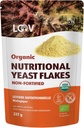 LOOV orgaanilised rikastamata toitainelised pärmihelbed - Vegan, Gluteenivaba, GMO-ga kindlustamata Nooch - looduslike B-vitamiinide hea allikas - Lisatud soola või suhkrut pole - taassuletav kott, 8 ühikut (227 grammi)