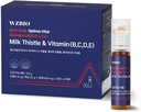 Optima Vital - piimaohakas (Silymarin 130mg) Maksa terviseks, Maksalisandiks, Stressi leevendamiseks ja immuunsuse toetamiseks koos vitamiinidega B, C, D, E & Rhodiola, 10-päevane pakkumine