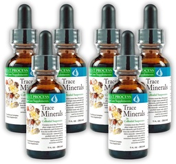 Morter Trace Mineraalid kolloidsuspensioonis (6 Pack) Morter HealthSystem Parim protsessi leeliseline - toitainelised tihedad jäljeelemendid, Fulvic Minerals & Aminohapped