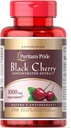 Puritans Pride Black Cherry 1000 mg Capsules, 200 Count