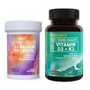 BioEmblem Vitamiin D3 K2 (5000IU ja 200mcg) ja probiootikumid naistele ja meestele