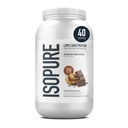 Isopure Low Carb 100% puhas vadak Isolaatvalgu pulber, laktoosivaba, gluteenivaba, vitamiinidega, šokolaadi maapähklivõi, 25 g valku ühe portsjoni kohta, 3 lbs, 40 serveerimist (pakendamine võib varieeruda)