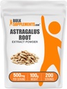 BulkSupplements.com Astragalus Extract Powder - Astragalus Root Powder, Taimne täiendus - Vegan & Gluten Free, 500mg per Serving, 100 g (3,5 oz) (Pakk 1)