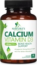 Kaltsiumilisa 1200 mg - koos D3-vitamiiniga parimaks imendumiseks - toetab immuunsüsteemi tervist, luud ja hambad - looduse kaltsiumkarbonaat + 1600 IU D3 - pudelis USA-s naistele ja meestele - 60 tabletti
