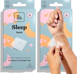 Patch Brand Sleep Patches | Toetame rahulikku und melatoniiniga, Valerian Juur & B6 | Kõik looduslikud vitamiinid ja mineraalsed plaastrid taime baasil ja julmad vabad veekindlad plaastrid, mis kestavad kogu öö