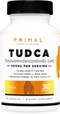Primal Tudca 500mg 30 kapslit - Gluteenivaba, mitte-GMO Tauroursodeoxycholic Acid Supplement
