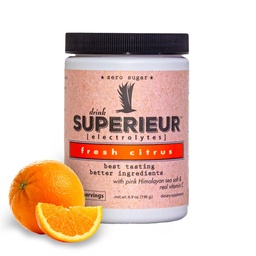 Superieur Elektrolüüdid - Taimne Elektrolüütide Lisand w / Mere Mineraalid Hüdreerimiseks Ja Taastamiseks - Keto Sõbralik, Mitte-GMO, Nullsuhkur, Vegan Tervislik Sport Joogipulber - Tsitrus (70 Servings)