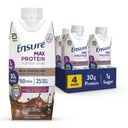 Tagage Max Protein Piima Šokolaad Toitumiskokteil | 30 g valku, 1 g suhkrut, 4 g Fiber Blend | 4 Pack