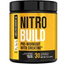 Jacked Factory Nitrosurge Ehitage enne treeningut kreatiiniga lihaste ehitamiseks - Con Cret Creatine Powder & elevATP intensiivse energia, võimsate pumpade ja lõputu vastupidavuse jaoks - 30 Servings, Arctic White