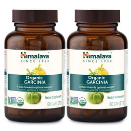 Himaalaja orgaaniline gartsiinia Cambogia Taimne täiendus, söögiisu tugi, lipiidide ainevahetus, kaalutoetus, USDA orgaaniline, mitte-GMO, Vegan, 600 mg, 60 taimepõhist kapslit, 2 Pack