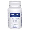 Puhas kapseldamine Kroom (pikolinaat) 500 mcg - lipiidide ja süsivesikute jaoks Ainevahetus * - Mineraallisand - Superior Imendumine Kroom Lisand - Vegan & Gluteenivaba - 180 kapslit