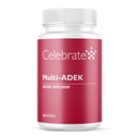 Tähistage vitamiine Multi ADEK, rauavaba - igapäevane bariaatriline multivitamiin, kõrge vitamiinide A, D, E, K & B12 tase kaksteistsõrmiksoole operatsiooni patsientidel (60 kapslit)