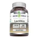 Amazing Formulas Lecithin 1200 Mg | Softgels Supplement | Non-GMO | Gluteenivaba | Made in USA (1 Pack | 240 Count)