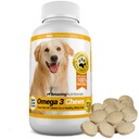 Amazing Omega 3 koertele - Omega 3 kalaõli koertele Täiendus sügeleva naha leevendamiseks kuivale nahale ja kuumadele täppidele ning EPA ja DHA rasvhapetega kattekiht - 120 peekonimaitset
