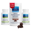 Equilife Dr. Cabral Detox, 7-päevane programm taimse valgu, vitamiinide, aminohapete ja mineraalidega, et toetada keha täielikku tasakaalu, toidu asendaja pulbrit, veganit, gluteenivaba, šokolaadi, 14 serveerimist
