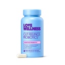 Love Wellness Gut Feelings Probiootikum | Soolestiku Tervis Naistele, Seedetrakti Abi & Immune Support Supplement | Naiste Probiootikum Gaasi Relief | 3 Miljard CFU | Ohutu Prebiootikum ja Postbiootikum | 30 Count