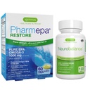 Igennus Pharmepa taastab EPA + neurotasakaalu tsink, magneesium ja vitamiin B6 meeleolu tervisepakett tähelepanu ja fookuse jaoks
