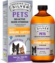 Suveräänsed Hõbedased Lemmikloomad Immune Support - Kolloidhõbe, Bio-Active Silver Hydrosol, koertele ja kassidele, 10 ppm, Vedel Twist Top, 16 Fl Oz, (473 ml)