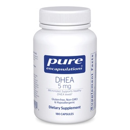 Puhas kapsel DHEA 5 mg - immuunsuse tugi ja hormoonid Tasakaal * - Mikroniseeritud DHEA - Gluteenivaba & Vegan - 180 kapslit