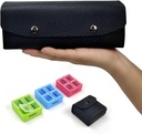 VOFOON Travel Pill Korraldaja 4 korda päevas, Iganädalane Pill Box 4X päevas Meditsiin Korraldaja Pill Juhtum Vitamiinid Meditsiin Kalaõli Toidulisandid